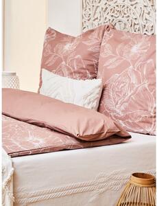 Ružové obliečky z bavlneného perkálu 200x135 cm Keno - Westwing Collection