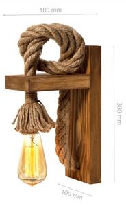 Nástenné svietidlo v prírodnej farbe – Opviq lights