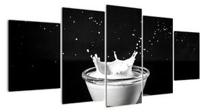 Obraz misky s mliekom (Obraz 150x70cm)