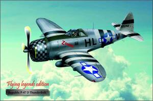 Lietadlo Republik P-47 D Thunderbolt - ceduľa 29cm x 20cm Plechová tabuľa