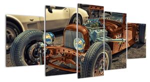 Obraz historického auta (Obraz 150x70cm)