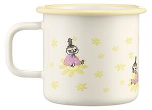 Muurla Hrnček Moomin Flowers 0,37l, smalt / žltý