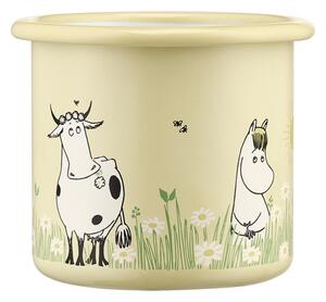 Muurla Hrnček Moomin Meadow 0,25l, smalt / žltý