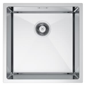Erga HD, 1-komorový oceľový drez 440x440x210 mm, oceľová, ERG-MLS-HD4444