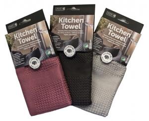 HITEKO (Smart microfiber system) Utierka na riad a sklo, extra mäkká a savá, bez šmúh PRAKTIK, mix farieb 60x40
