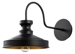 Čierne nástenné svietidlo Berceste – Opviq lights