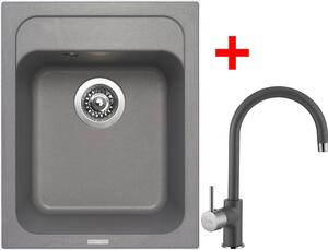 Set Sinks CLASSIC 400 Titanium + VITALIA GR