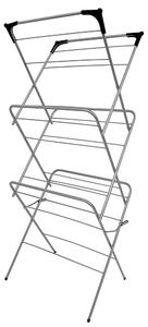 Erga Model 150, 3-poschodový sušiak bielizne 59,5x52,2x130,5 cm, seda-cierna, ERG-SEP-10STWIE000A02
