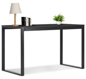 Počítačový stôl, čierny 120x60x70 cm