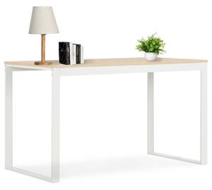 Počítačový stôl, bielo dubový 120x60x70 cm