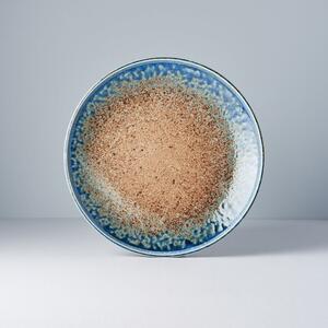 Béžovo-modrý keramický tanier MIJ Earth & Sky, ø 25 cm