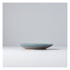 Béžovo-modrý keramický tanier MIJ Earth & Sky, ø 20 cm