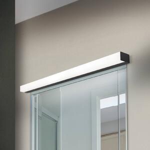 Zrkadlové svetlo Horizon LED, šírka 90 cm, čierne, IP44