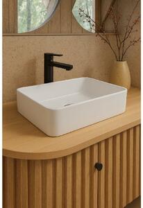 Erga Belle, umývadlo na dosku 480x370x130 mm, biela lesklá, ERG-V03-YT-038-WH