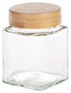 Hranatá korenička s bambusovým viečkom (100 ml) VILDE 5,5 x 5,5 x 7,5 cm