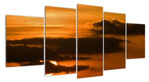 Západ slnka - moderné obrazy (Obraz 150x70cm)