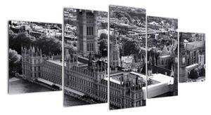 Britský parlament - obraz (Obraz 150x70cm)