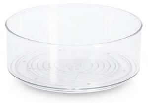 Zeller Present Otočný organizér, Zeller COMPACTA - transparentný, pr. 23 x 9 cm
