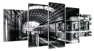 Obraz vlakovej stanice (Obraz 150x70cm)