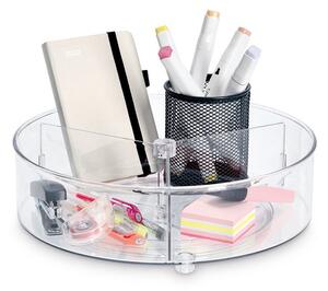 Zeller Present Otočný organizér s priehradkami, Zeller COMPACTA pr. 27 x 9 cm