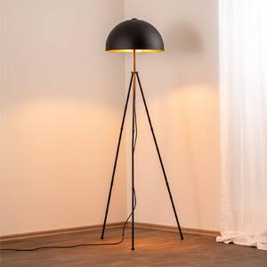 Stojacia lampa Can-NT-113-1, čierna kovová trojnožka, výška 170 cm