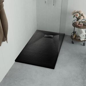 Sprchová vanička, SMC, čierna 90x80 cm