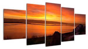 Západ slnka na mori - obraz (Obraz 150x70cm)