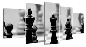 Šachovnica - obraz (Obraz 150x70cm)