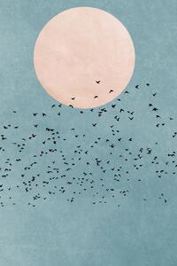 Ilustrácia Fly Away, Kubistika, (26.7 x 40 cm)
