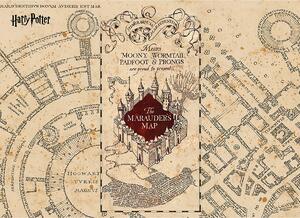 Detská fototapeta Harry Potter Marauders Map 252 x 182 cm, 4 diely