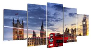Londýn - moderný obraz (Obraz 150x70cm)