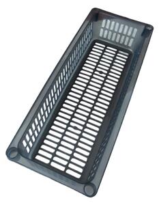 Usporadejto.cz Úložný kôš, box a organizér extra hlboký 50cm x 20cm INVA, dymový