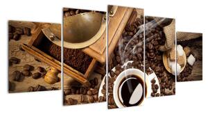 Kávové zrná - obraz (Obraz 150x70cm)