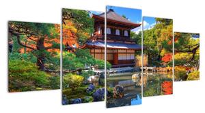 Japonská záhrada - obraz (Obraz 150x70cm)