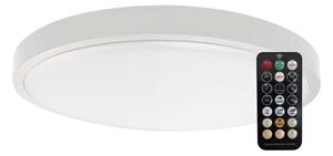 Biele prisadené LED svietidlo okrúhle 295mm 18W IP44 s pohybovým MW čidlom a DO – LED lustre a svietidlá > LED stropné svietidlá