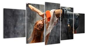 Street Dance tanečnice - obraz (Obraz 150x70cm)