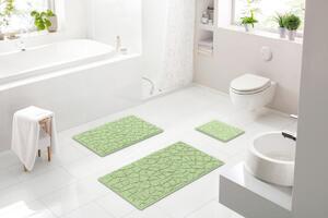 LineaDue TERAZZO - Kúpeľňová predložka zelená Rozmer: 60x100 cm