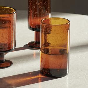 Pohár na vodu z recyklovaného skla Oli Amber 220 ml