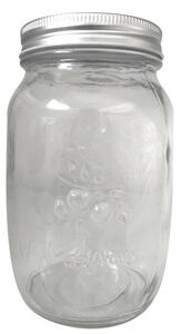 Sklenená fľaša s kovovým uzatvárateľným vrchnákom 1L 21016