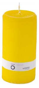 Žltá vosková sviečka 7x15 cm 22880