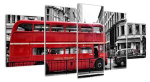 Ulice v Londýne - obraz (Obraz 150x70cm)