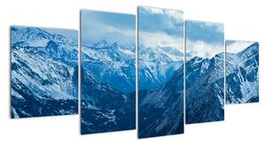 Panoráma hôr v zime - obraz (Obraz 150x70cm)