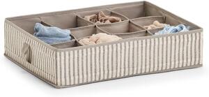 Zeller Present Organizér na spodnú bielizeň, 12 priehradiek 44x34x11, prúžok