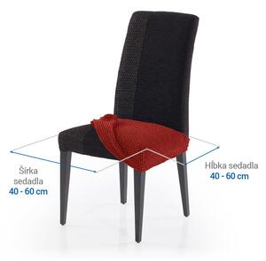 Super strečové poťahy NIAGARA tehlová stoličky 2 ks (40 x 40 cm)