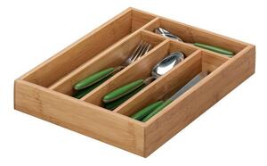 Zeller Present Bambusový organizér, príborník s 5 priehradkami ZELLER 34 x 26 cm