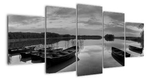 Panorama jazera - obraz (Obraz 150x70cm)