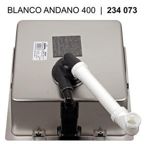 Nerezový drez Blanco ANDANO 400 IF nerez hodvábny lesk