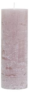 Rustikálna stĺpová sviečka v sivohnedej farbe 7x20 cm Chic Antique 36182