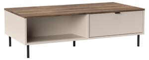 KONDELA Konferenčný stolík, kašmír/dub castello, EYCO 2S/110