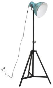 Podlahová lampa 25 W šmuhovaná modrá 61x61x90/150 cm E27